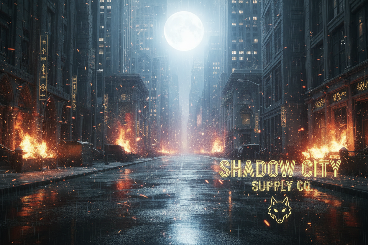 Shadow City Supply Co. Hero Banner - Brighter