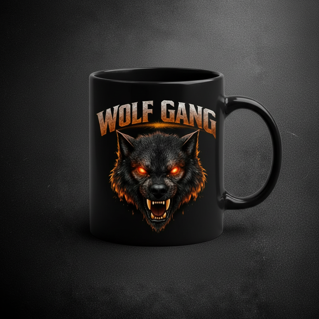 Wolf Gang Black Cup - Arched