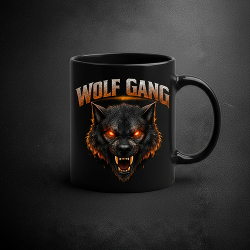 Wolf Gang Black Cup - Arched