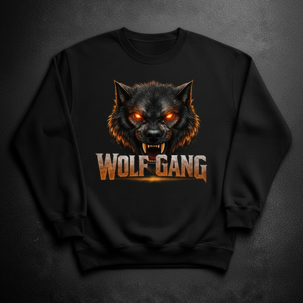 Wolf Gang Sweater - Biting Text